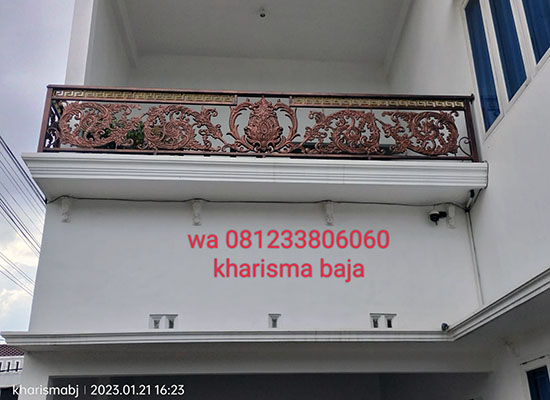 Pagar Klasik Palembang, Bengkel las Kharisma Baja, Jasa konstruksi dan bangunan. bengkel las, kharisma baja, pagar baja, pagar klasik, pagar balkon, reling tangga, tralis, baja ringan